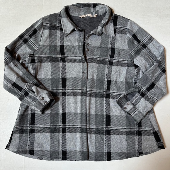 Soft Surroundings Mad About Plaid Tunic - Picture 2 of 7